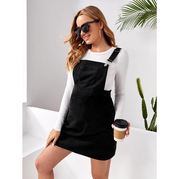 Maternity Tee Overall Dress Set - Picture 3 of 5